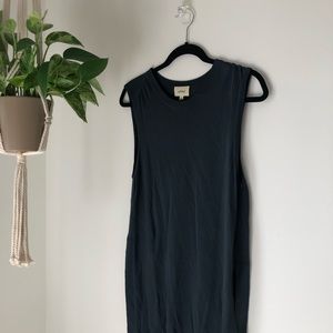 WILFRED - Teal Crew Neck Sleeveless Shirt